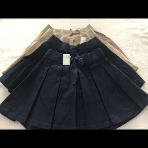 Bundle of 4 girls uniform skorts from Justice